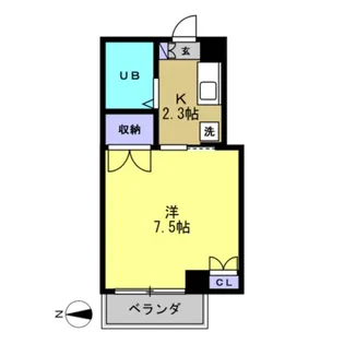 イーストハイツ【5階】の間取り