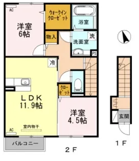 ノエル【2階】の間取り