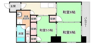 グラシアス砂津【8階】の間取り