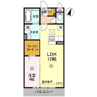 ヴェルドミール II【2階】の間取り
