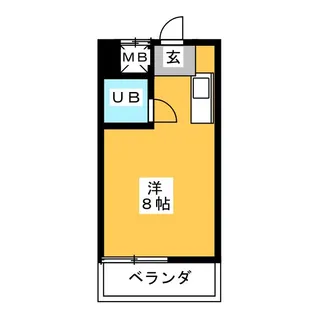 アメニティ植田【2階】の間取り