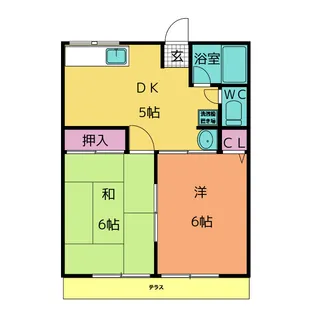 メゾン加茂川【1階】の間取り