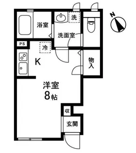 プレジール日進【1階】の間取り