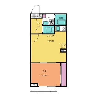 ラテンドール東千葉【3階】の間取り