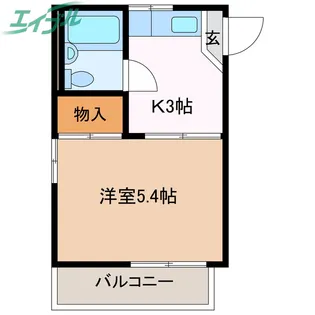 コーポロイヤル【2階】の間取り