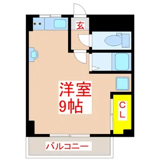 ユーコービル【3階】の間取り