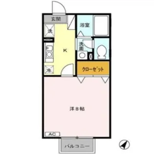 セジュール雅【1階】の間取り