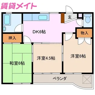 メゾン吉川【3階】の間取り