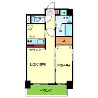 PRESTANCE香里【6階】の間取り