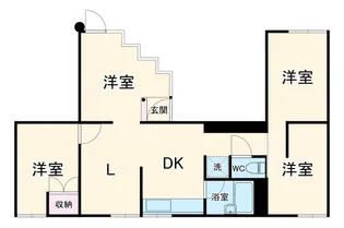 本厚木エグゼクティブマンション【1階】の間取り