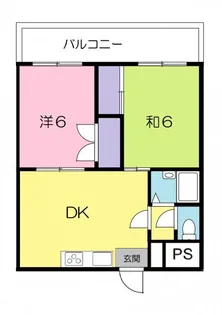 三原ルネッサンス【4階】の間取り