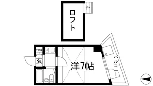 サンパレス21門戸(門戸岡田町)【2階】の間取り