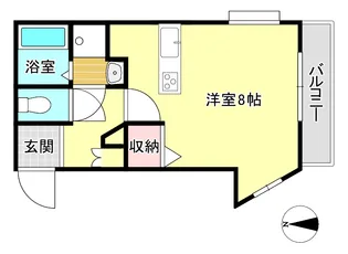リーベンパレス郡元【2階】の間取り
