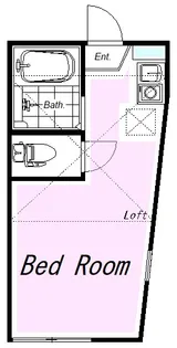 ユナイト希望ヶ丘ヘンリックイプセン【1階】の間取り