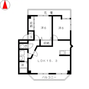 ラ・コンフォルテ【2階】の間取り