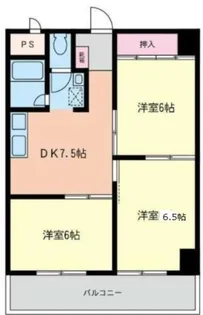 CLLエクセレンス松が枝I【3階】の間取り