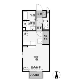 イーストフィールド【1階】の間取り