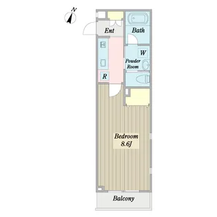 ボヌール ロジュマン【2階】の間取り