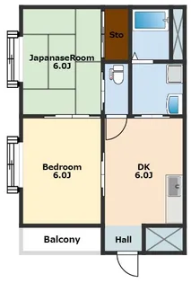 ハイツグローリアス【3階】の間取り