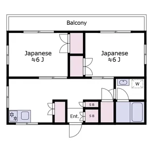 江川ハイム【2階】の間取り