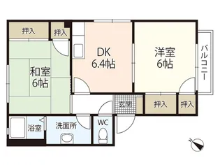 フローレンス向井【1階】の間取り