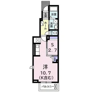 サン ハーモニー C【1階】の間取り