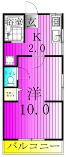 メゾンみやこ【1階】の間取り