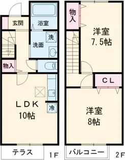 東京都葛飾区東金町5【一戸建】の間取り