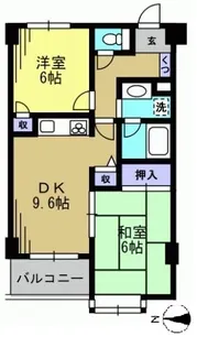 グレイスコート多摩川【1階】の間取り