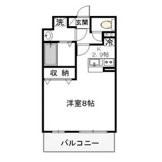 フォレストステージエフ【2階】の間取り