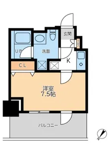 ドゥーエ幡ヶ谷【15階】の間取り