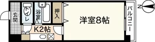 メゾン・ド・カルチェ舟入【1階】の間取り