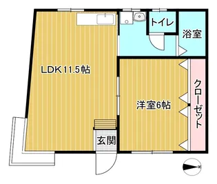 グリーンハイツ【2階】の間取り