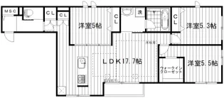 La Collina新宿中落合【2階】の間取り