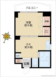 サクラハイツ【1階】の間取り