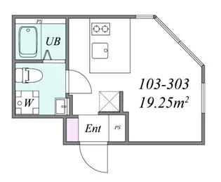 東京都中野区東中野1【マンション】の間取り