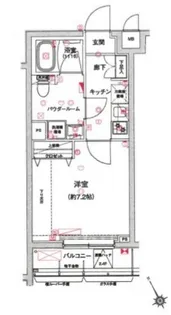RELUXIA板橋区役所前【3階】の間取り