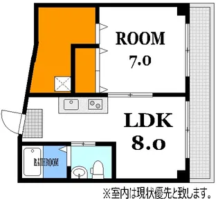 サン楠木ビル【4階】の間取り