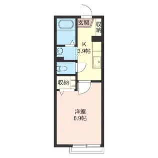 シャーメゾンII番館【2階】の間取り