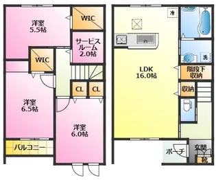 パールグレイスの間取り