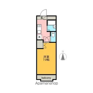 茨城県神栖市大野原4【マンション】の間取り