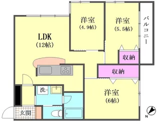 アストラール【1階】の間取り