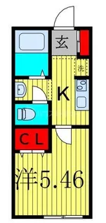 埼玉県さいたま市見沼区大和田町2【アパート】の間取り
