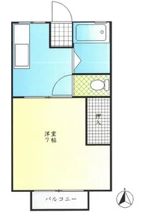 小倉ハイツ【2階】の間取り