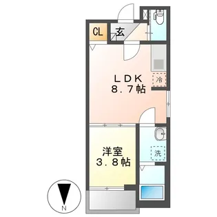 F asecia Sparte【2階】の間取り