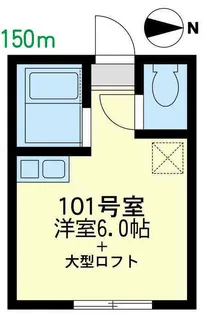 神奈川県横浜市保土ヶ谷区宮田町1【アパート】の間取り
