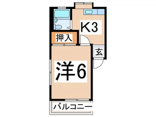 フローラF【2階】の間取り