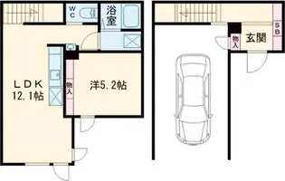 奈良県奈良市法華寺町【一戸建】の間取り