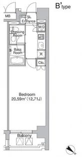東京都新宿区市谷砂土原町2【マンション】の間取り