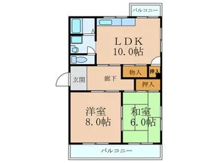 メゾン カメリア【1階】の間取り